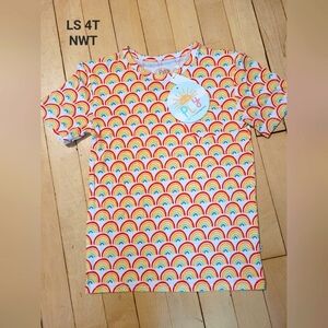 Little Sleepies rainbow top